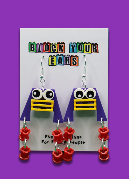 A Very Peculiar Fellow - Purple and Red - Block Your Ears