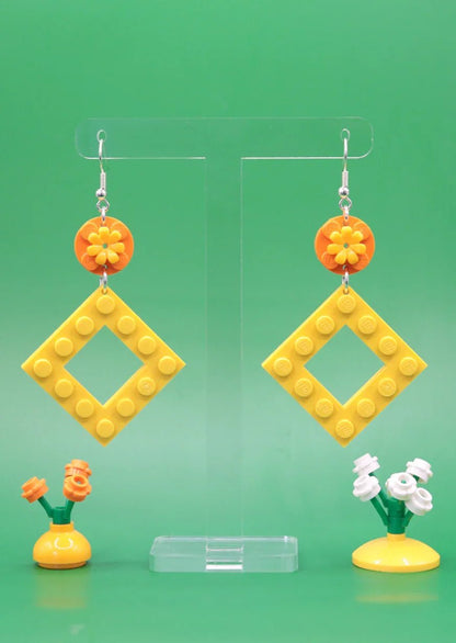 Geometric Lego Earrings | Teacher Earrings | Block Your Ears