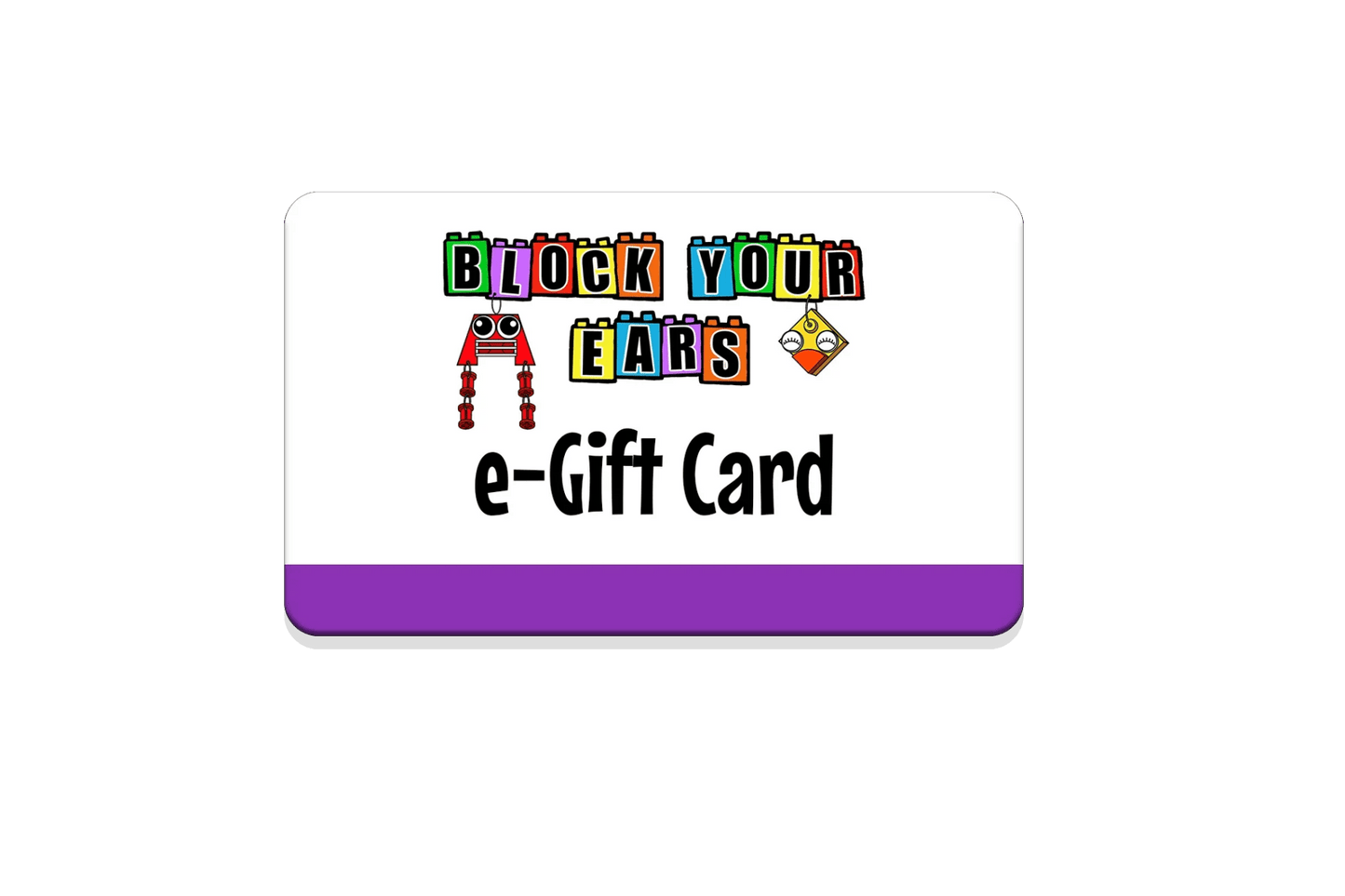 Funky Lego Gift Card | Block Your Ears