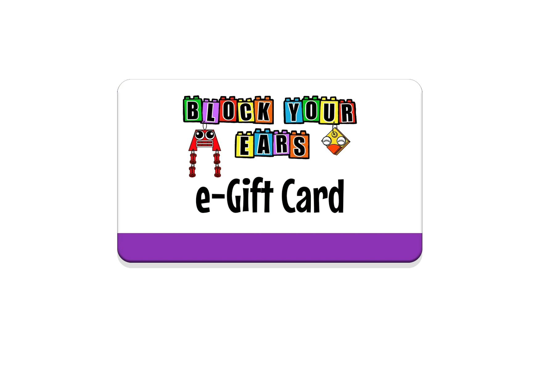 Funky Lego Gift Card | Block Your Ears