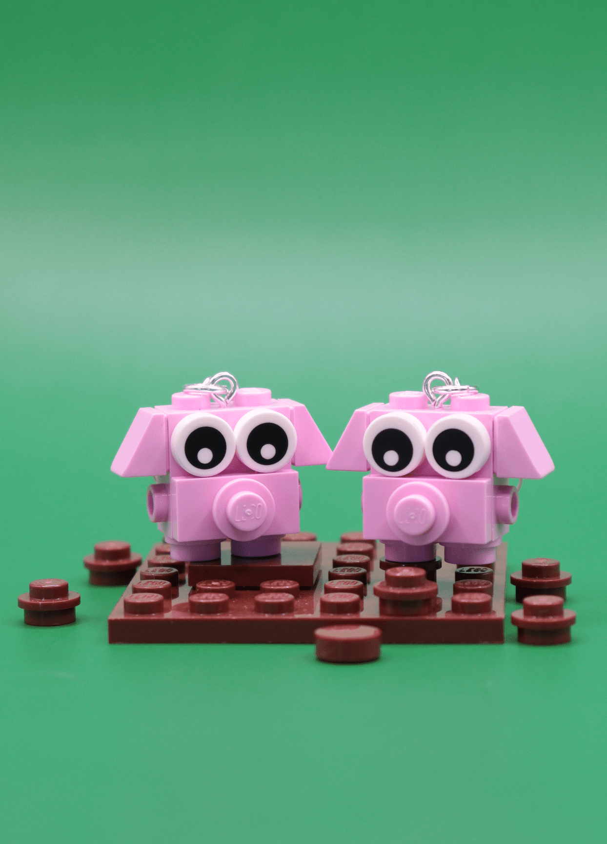 Pig and Cow Earrings | Cute Pair Earrings | Block Your Ears